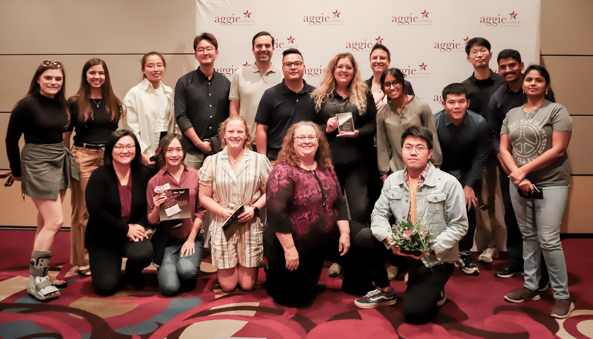 Wooley group members in a group photo